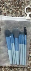 Набор кистей для макияжа "Serene strokes", 8 шт., blue