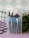 Набор кистей для макияжа "Serene strokes", 8 шт., blue