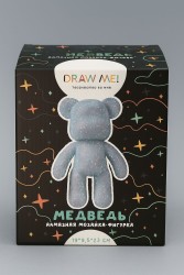 Алмазная мозаика на фигурка Draw Me! «Blue bear», (14*9.5*23 см)