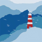 Картина по номерам  Draw Me! «Lighthouse», (20*20 см)