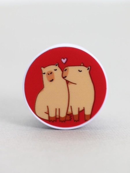 Попсокет "Capybara love" 