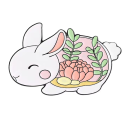 Значок "Flower rabbit"