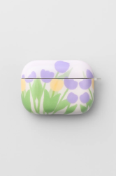 Чехол для AirPods Pro "Flower mix", yellow-purple
