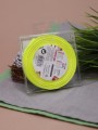 Лента для декора и подарков "Ribbon of Joy", neon light green (1 см*1 м)