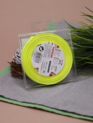 Лента для декора и подарков "Ribbon of Joy", neon light green (1 см*1 м)