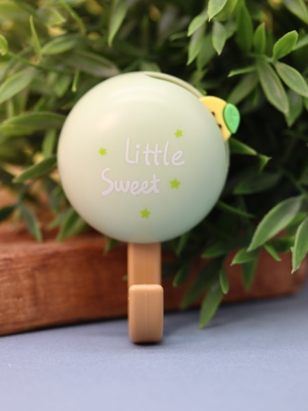 Крючок на липучке «Little sweet!», green 