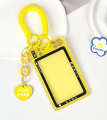 Футляр для карт с брелком "Camera", yellow