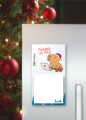 Магнитный блок для заметок  ПО-ПЛАНУ. "Cappy new year! Business", плотность 80 г.