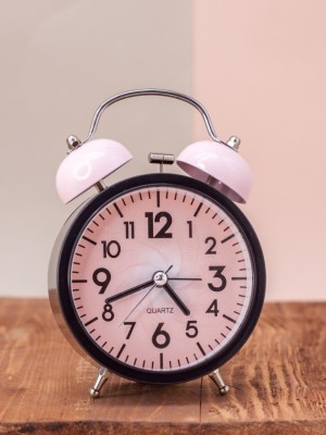 Часы-будильник "Multicolor", pink (13,3х10 см)
