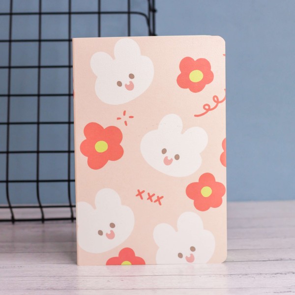 Тетрадь (A5) «Plush rabbit flowers» (13,5*20,5) 
