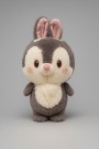 Мягкая игрушка "Flowered bunny", grey, 20 см
