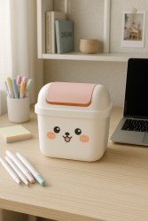 Мусорное ведро настольное "Bunny", white