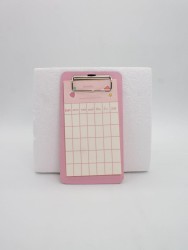 Блок для заметок с зажимом "Cute month", 30 л. 10*18 см