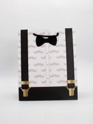 Пакет подарочный «Business suit», men's suspenders (26*32*12.5)