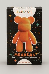 Алмазная мозаика на фигурка Draw Me! «Orange bear», (14*9.5*23 см)