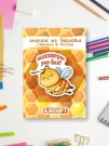 Значок ECO из дерева ILikeGift "Buzzзавтрак уже был?"