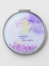 Зеркало-шейкер раскладное "Planet stars", purple (7*7 см)