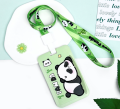 Футляр для карт на ленте "Panda is resting"