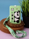 Футляр для карт на ленте "Panda is resting"