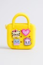 Брелок-сумочка с джиббитсами "Cool bag", yellow (9*12 см)