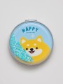 Зеркало-шейкер раскладное "Friend corgi", blue (7*7 см)