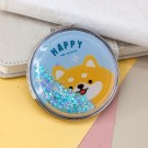 Зеркало-шейкер раскладное "Friend corgi", blue (7*7 см)