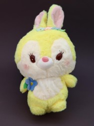Мягкая игрушка "Flowered bunny", yellow, 20 см