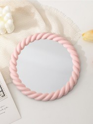 Зеркало настольное "Plexus", pink (18.5*18.5*1.8 см)