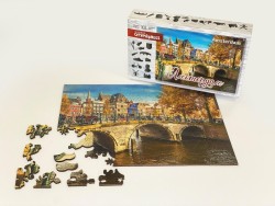 Фигурный пазл деревянный "Citypuzzles. Амстердам" (101 элемент)