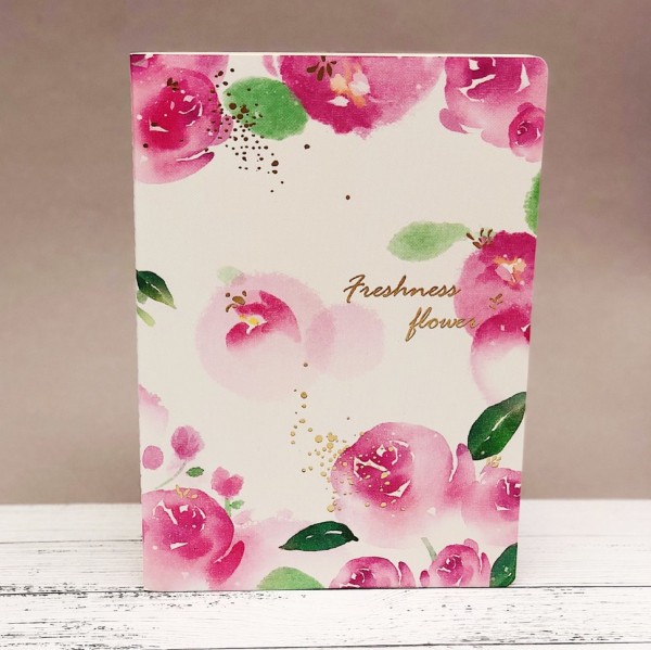 Тетрадь "Freshness flower" pink 