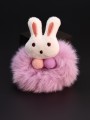 Плюшевая резинка "Dear bunny", purple (8 см)