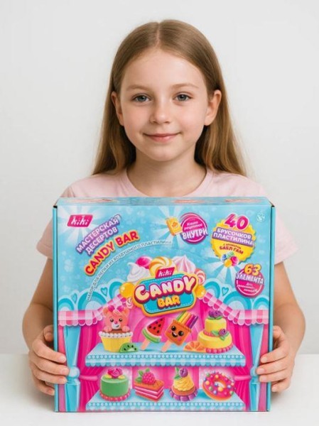 Набор для лепки из воздушного пластилина "Candy bar" 