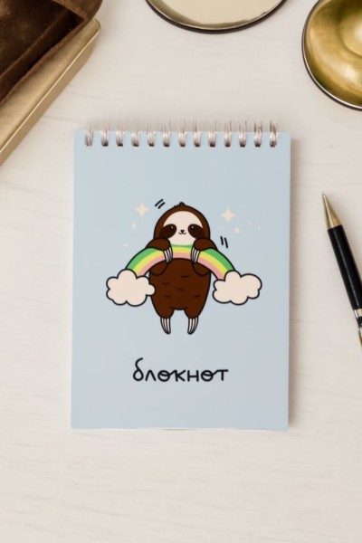 Блокнот «Sloth», А6, плотность 100 гр 