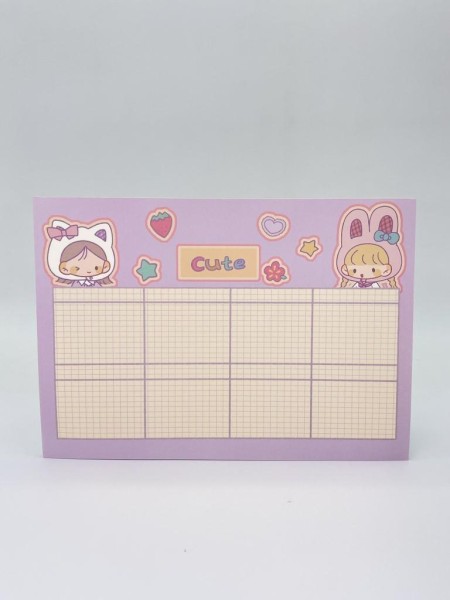 Блок для заметок "Baby Bunny&Kitty", 40 л. 18*25,5 см 