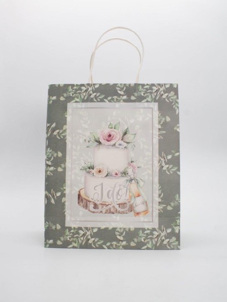 Пакет подарочный «Mr&Mrs», cake (21*25.5*10) 