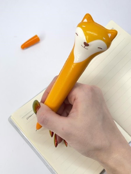 Ручка-сквиш "Smart fox", orange 