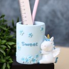 Подставка для канцелярских принадлежностей «Sweet unicorn», blue