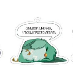 Брелок ECO из дерева iLikeGift «Слишком шикарен, что бы прото летать»