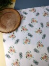 Упаковочная бумага «Flora pineapples», yellow (50*70 см)