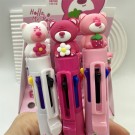 Разноцветная ручка 8 в 1 "Hello, Mr. Bear", fuchsia