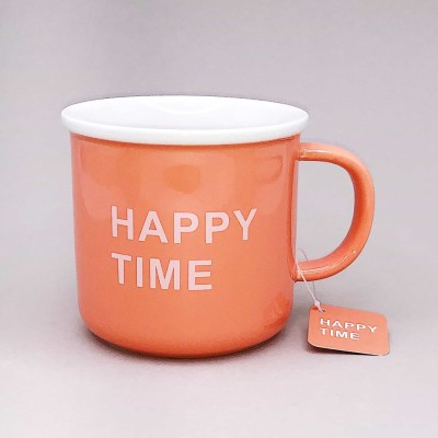 Кружка "Happy time", orange (360ml)