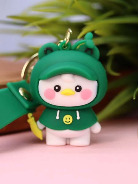 Брелок "Duck on a walk", green 