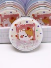 Зеркало раскладное шейкер "Lucky Kittens", белое, 7*7 см