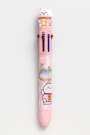 Разноцветная ручка 8 в 1 "Strict cat", pink