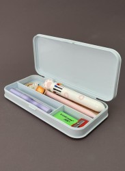 Пенал "Pensil box", blue (20.5*9.3*3 см)