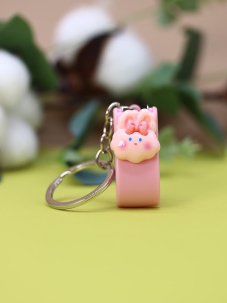 Брелок-степлер "Bunny bow", pink 