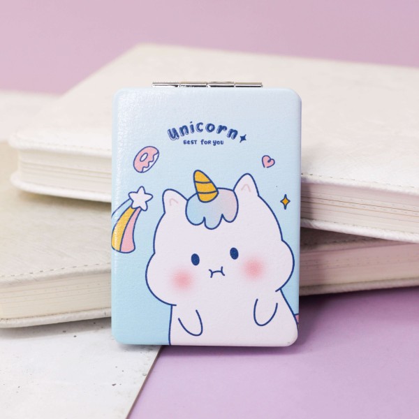 Зеркало "Cat-unicorn", blue 