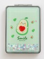 Зеркало-шейкер раскладное "Sparkles avocado" one (8*6 см)