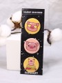 Набор значков 3 шт. iLikeGift «Cool pig with glasses»