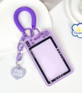 Футляр для карт с брелком "Camera", purple
